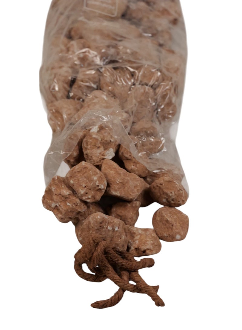 Generic Decorative River Rocks Collection, Natural Stone Pebbles in Brown - Image 1