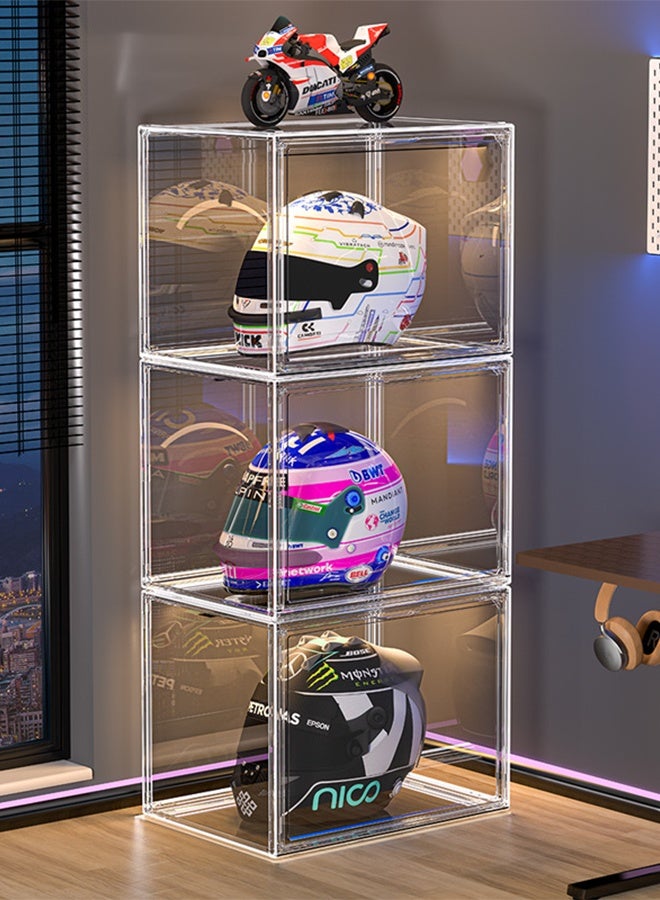 Transparent bag storage box, magnetic shoe box, folding shoe rack, shoe storage wonder, plastic shoe box, transparent storage box  - Image 2