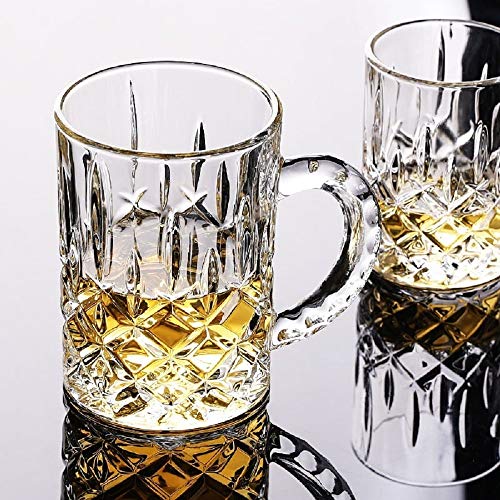 SYANKA Italian Premium Classic Beer Mugs Set of 4, 400 ML, Crystal Clear, Beer Glass, Perfect for Gift - Image 4