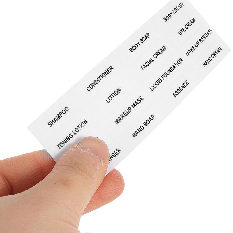 20 sheets of Sub Bottle Labels Beauty Bottles Labels Refillable Bottle Stickers Cosmetics Sub-Bottling Labels - Image 2
