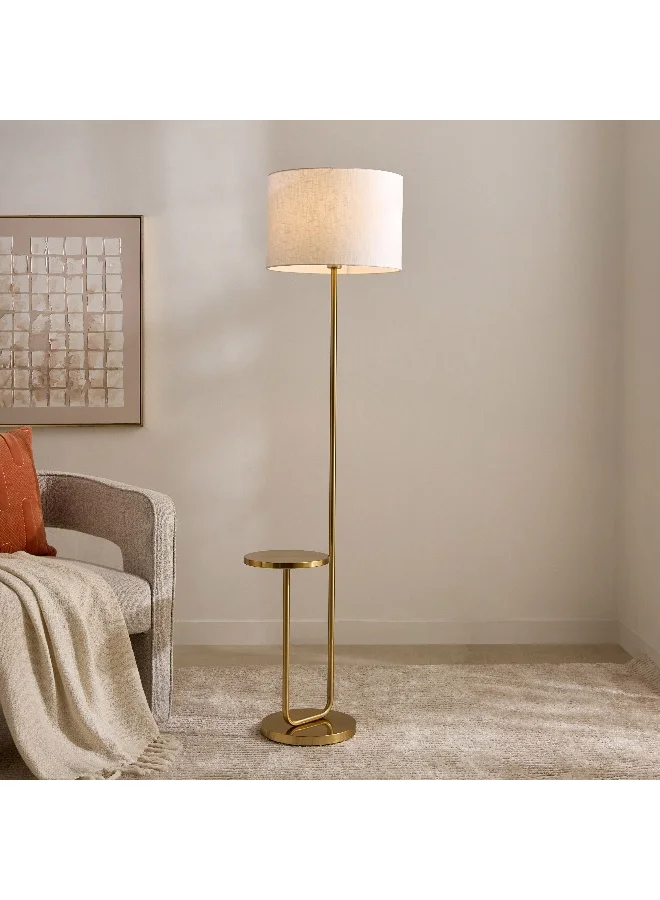 Home Box Deme Delany Metal Floor Lamp with Side Table - 165 cm