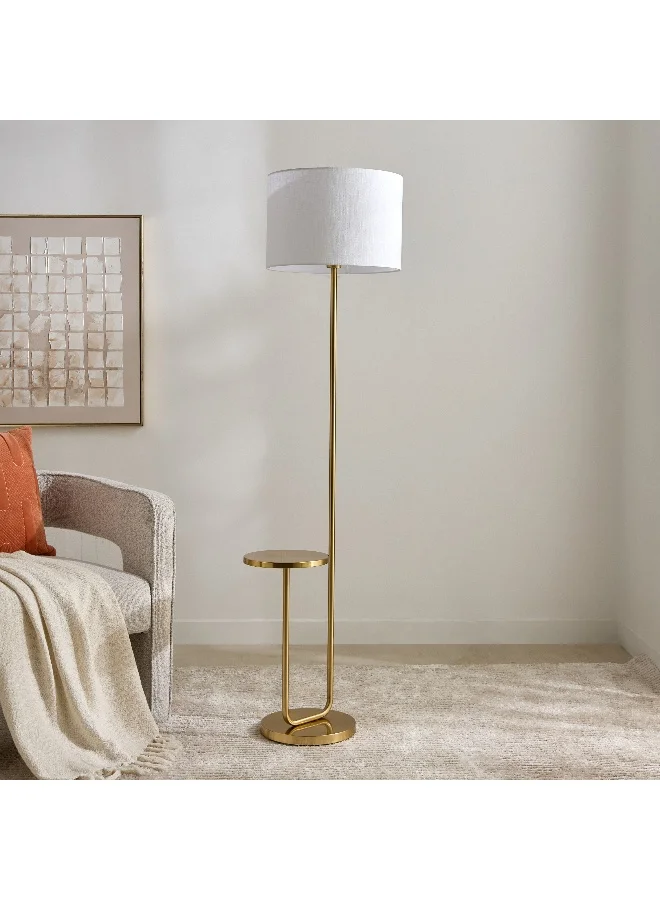 Home Box Deme Delany Metal Floor Lamp with Side Table - 165 cm
