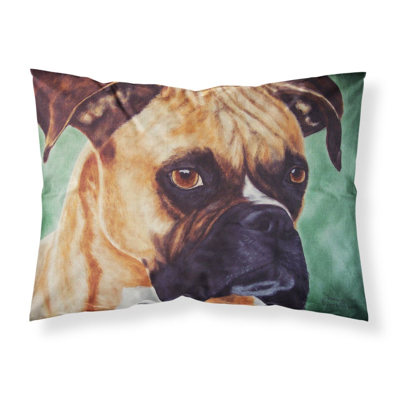 Caroline's Treasures ""Caroline's Treasures Boxer by Tanya and Craig Amberson Fabric Standard Pillowcase AMB1029PILLOWCASE  Multicolor"" 