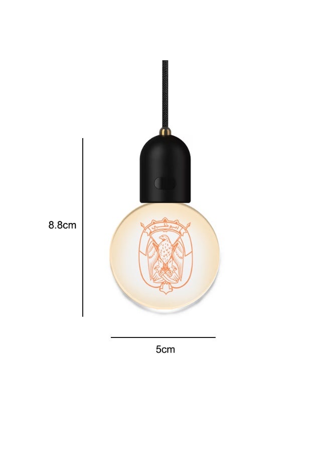 مصباح LED محيطي صغير قابل للتعليق للسيارة مع شعار مخصص – إضاءة ديكور داخلية قابلة لإعادة الشحن عبر USB – زينة تعليق للسيارة - Image 5