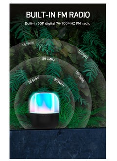 BWOO Bwoo IPX6 Waterproof Super Bass Portable Wireless Speaker, RGB Colorful Light Wireless Speaker  - Image 4