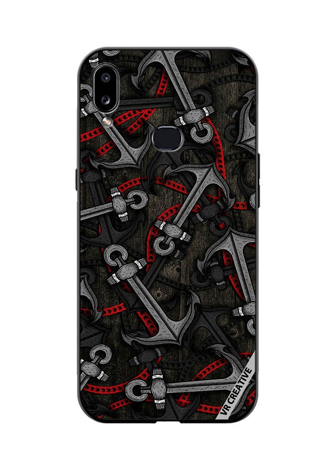 VR CREATIVE Protective Case Cover For Samsung Galaxy A10s Anchor Leggings Design Multicolour - Image 1