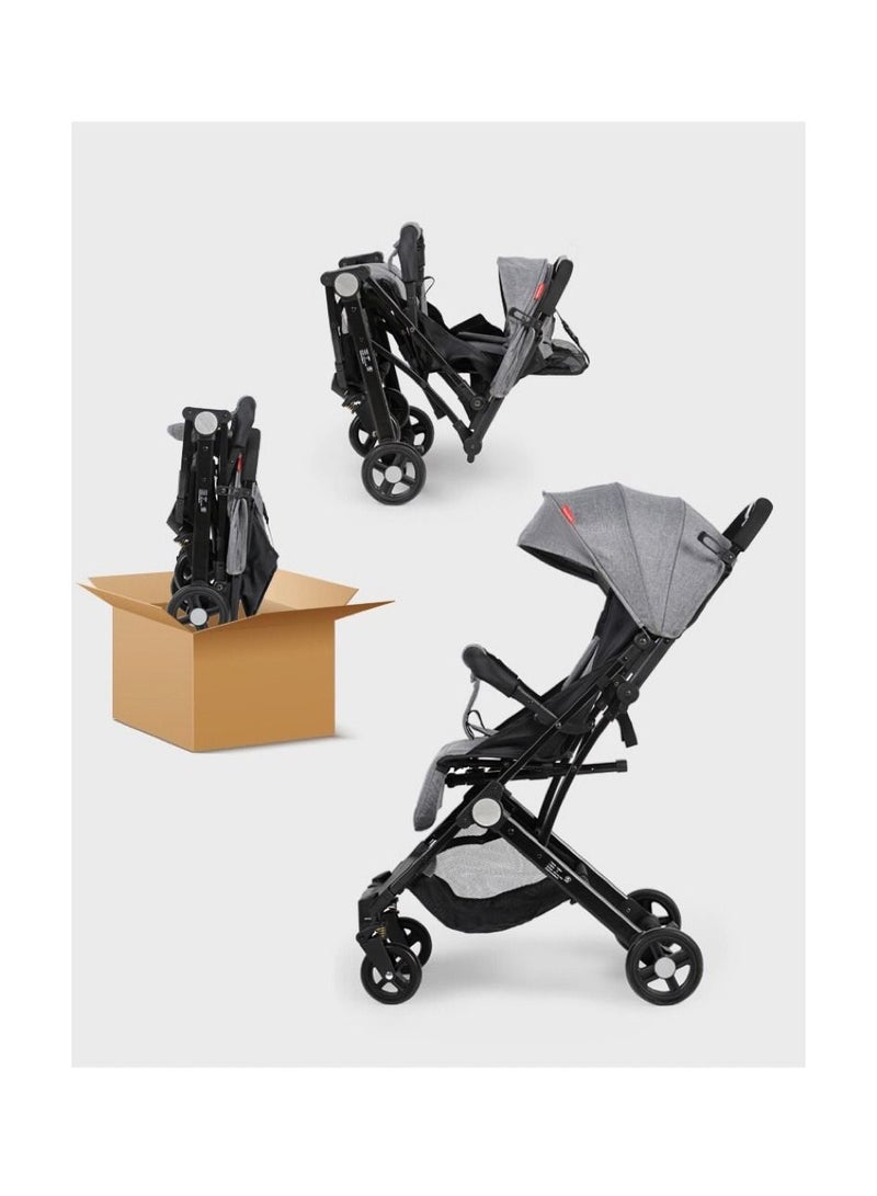 Portable Stroller for traveling, easy folding type can use in airline cabinet(GRAY) - Image 3