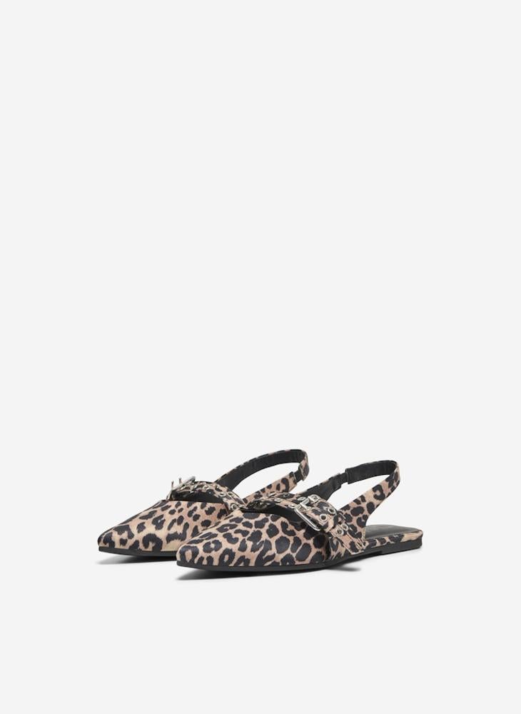 ONLY - Onlaura-5 Leo Slingback Buckle Ballerinas - Image 1