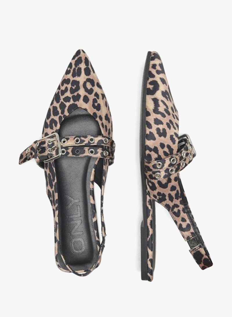 ONLY Onlaura-5 Leo Slingback Buckle Ballerinas - Image 4