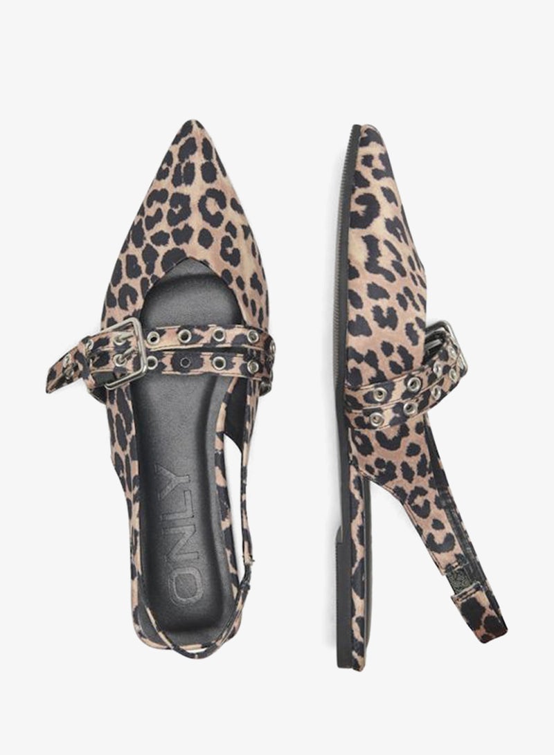ONLY Onlaura-5 Leo Slingback Buckle Ballerinas - Image 5