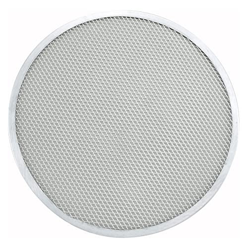 Winco Aluminum Winware 12-Inch Seamless Pizza Screen (APZS-12) - Image 1