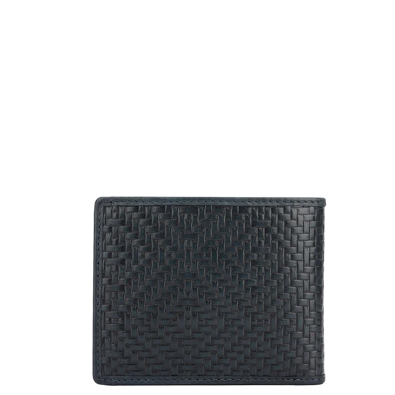 Da Milano Navy Navy Bifold Leather Mens Wallet for Men | Best Price UAE