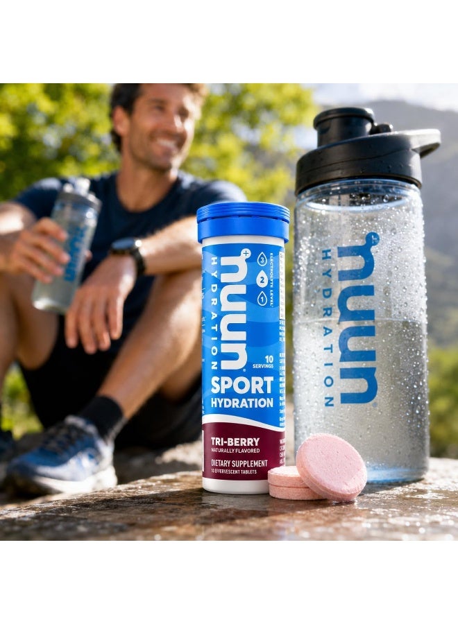 Nuun Sport Hydration Effervescent Electrolyte Drink Tri-Berry 10 Tablets - Image 3