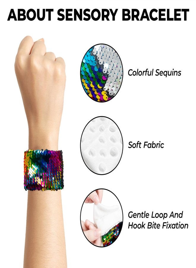 COUSLEWI Sensory Fidget Bracelet, Sensory Stimulation Cuff for Adults, Calming Fidget Wristband Therapy Aid for Alzheimer‘s, Autism, ADHD or Special Needs (1) - Image 3