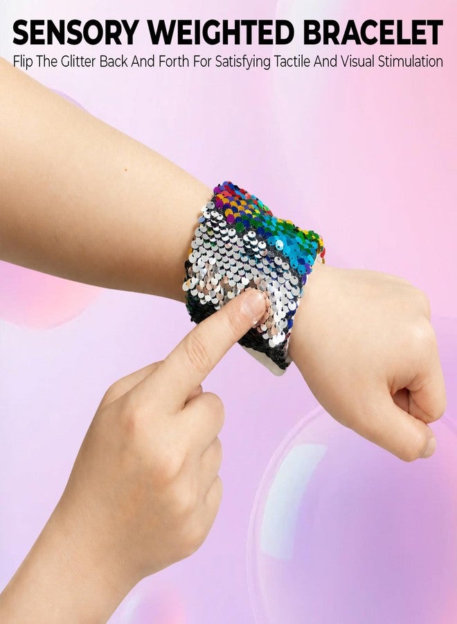 COUSLEWI Sensory Fidget Bracelet, Sensory Stimulation Cuff for Adults, Calming Fidget Wristband Therapy Aid for Alzheimer‘s, Autism, ADHD or Special Needs (1) - Image 4