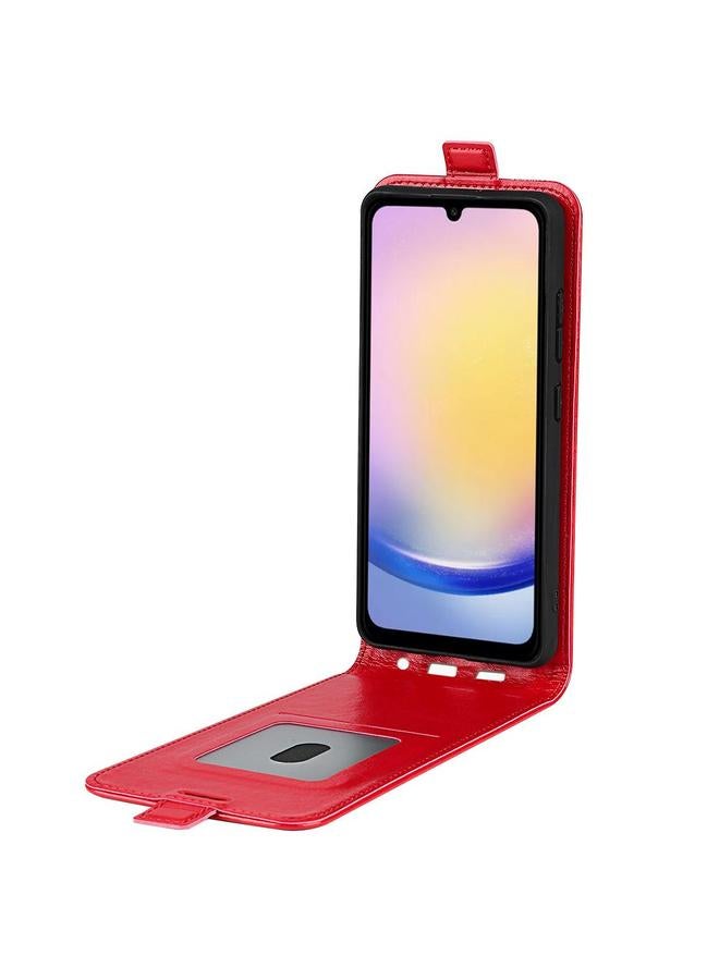 S-TOP Case For Samsung Galaxy A26 5G R64 Texture Vertical Flip Leather Phone Case - Image 4