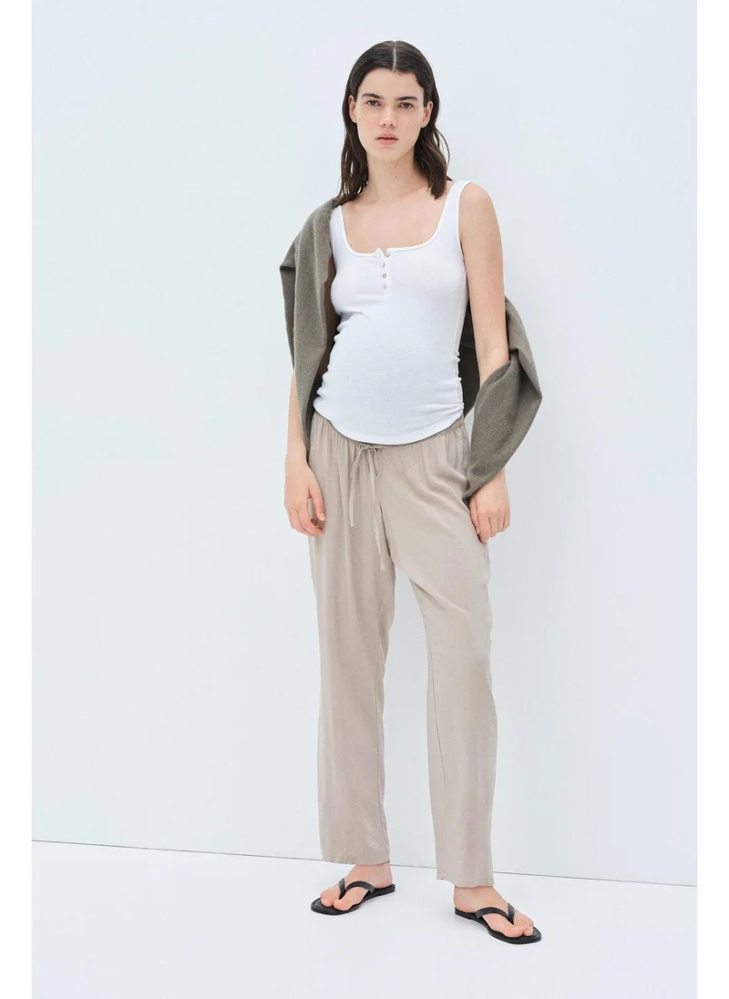 H&M MAMA Before & After Drawstring trousers