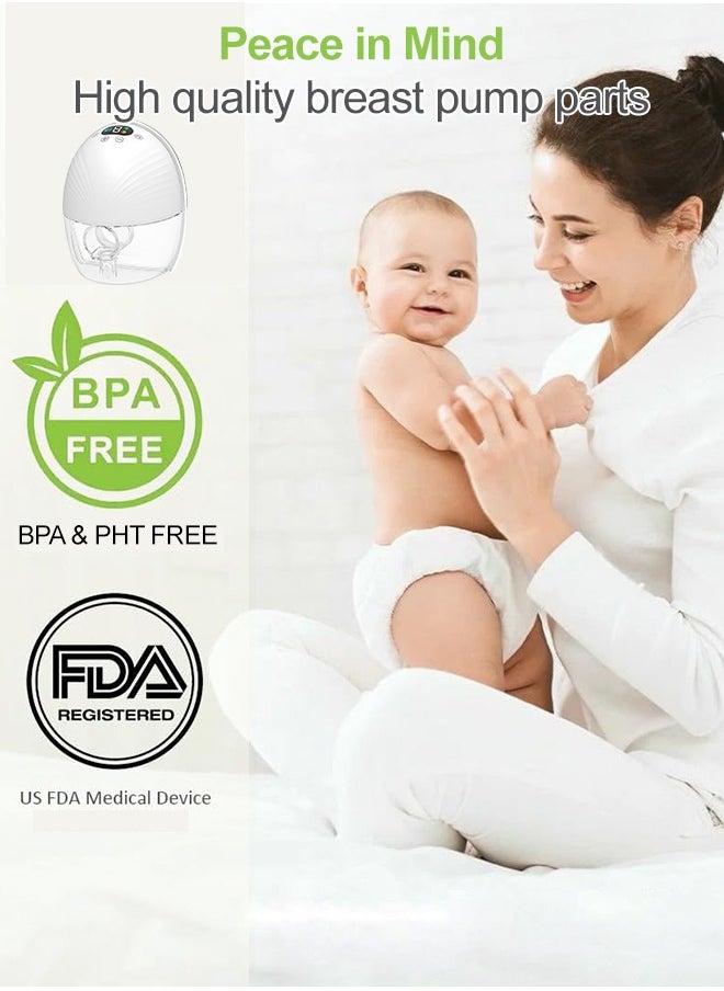 Electric Breast Pump With 3 Modes and 9 Levels Electric Breast Pump Hands-free Milking Machine Portable Strong Suction Intelligent Integrated Silent Automatic Breast Pump for New Mommy