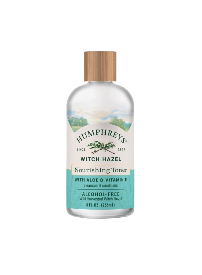 Humphreys Witch Hazel Nourishing Toner | Wild Harvested Witch Hazel & Aloe | Alcohol-Free | Natural | Hydrating | Soothing | 8 Fl Oz - Image 1