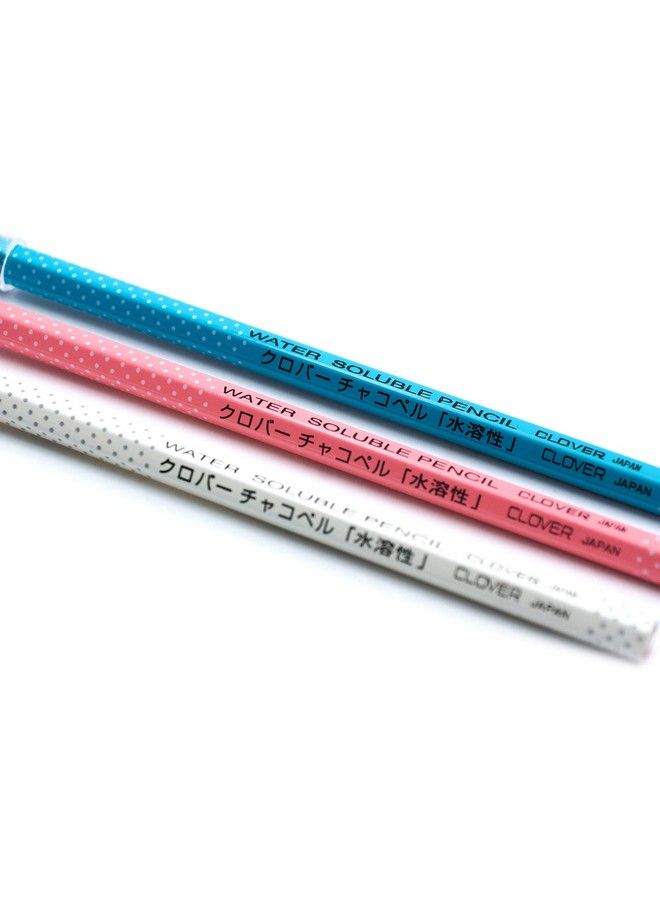 Clover Water Soluble Pencilwhite Pink & Blue - Image 5