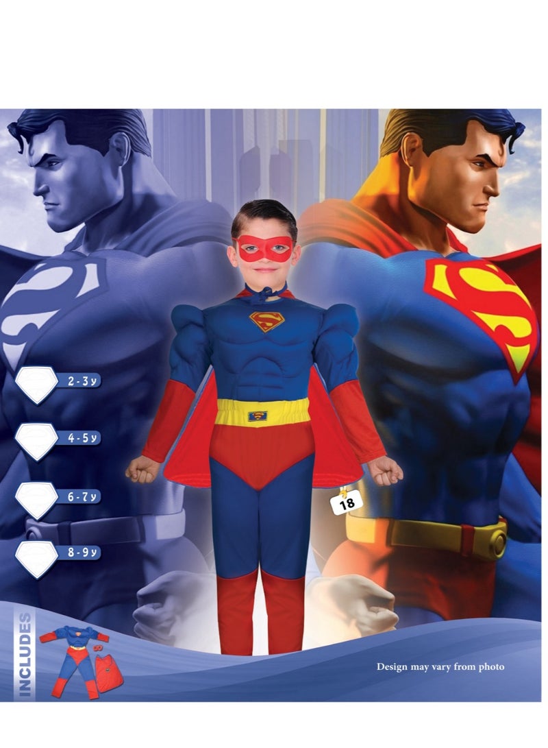 AVENGERS Superman Costume for Kids - Superhero Themed Fancy Dress-Suitable for 2-3 years old - Image 1