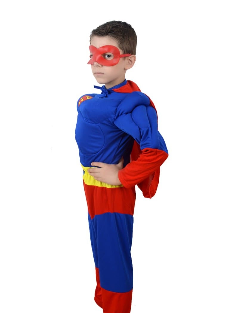 AVENGERS Superman Costume for Kids - Superhero Themed Fancy Dress-Suitable for 2-3 years old - Image 2