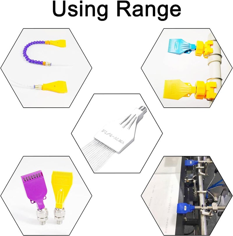 Aopin Blowing Wind Nozzle G1/4 Male, Flat Air Orifice, Aluminum Alloy Wind Jet Nozzle, 3 Pcs - Image 5