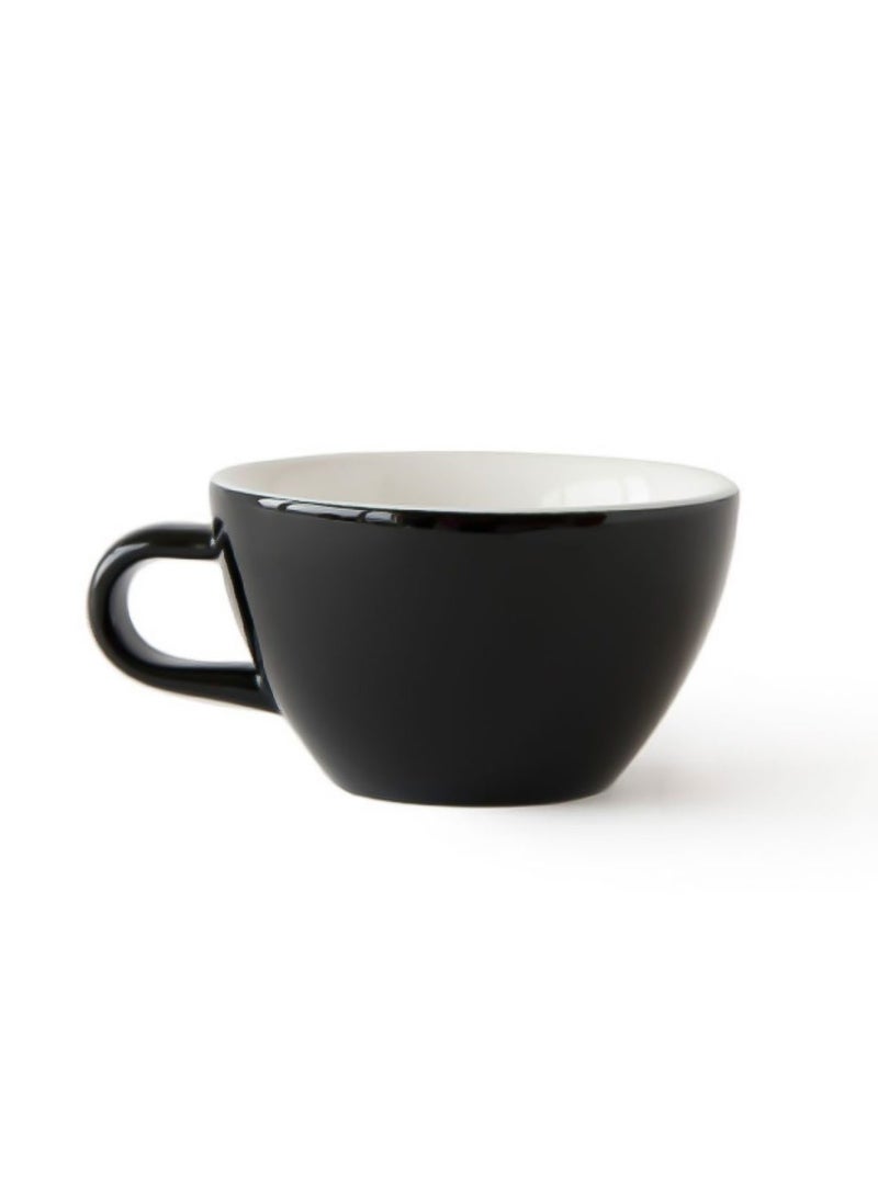 acme Evolution Penguin Black Latte Cup, 280 ml, Set of 6 - Image 1
