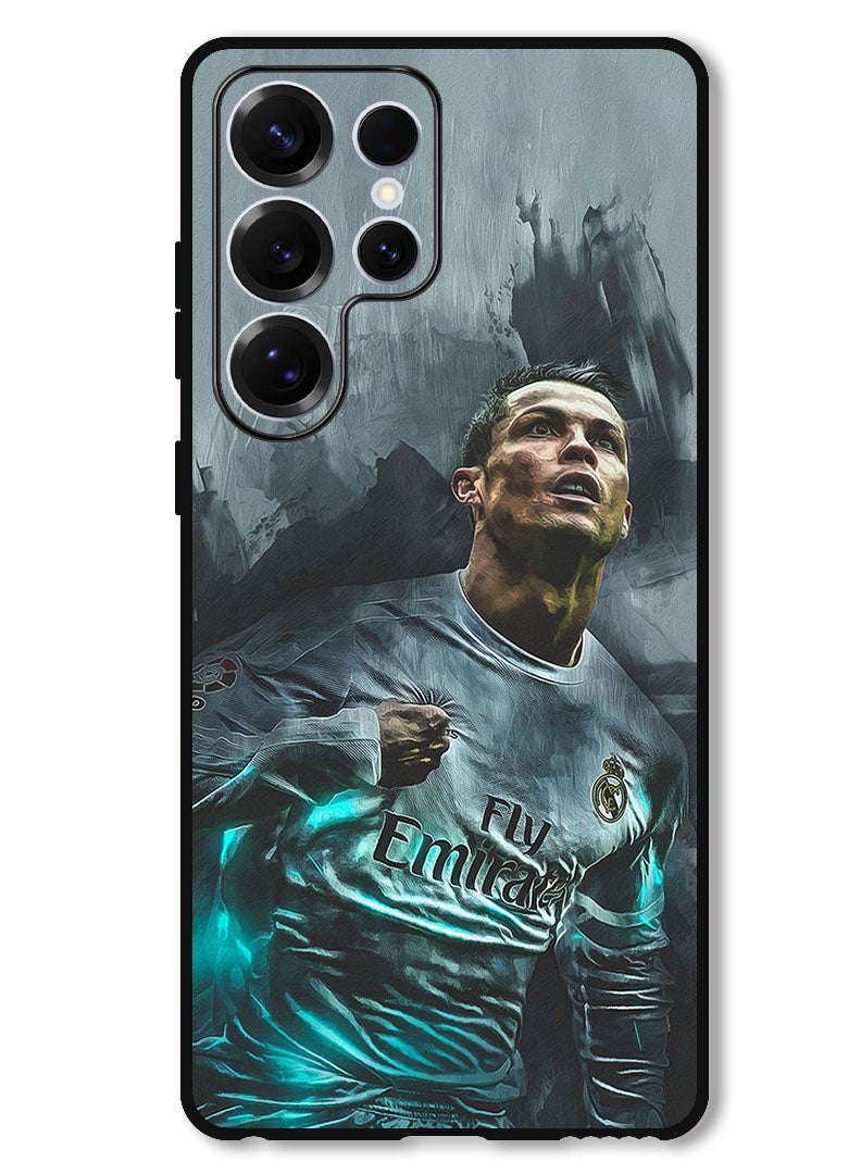 Theodor Protective Case Anti Scratch Shock Proof Bumper Cover For Samsung Galaxy S25 Ultra Cristiano Ronaldo (4) - Image 1