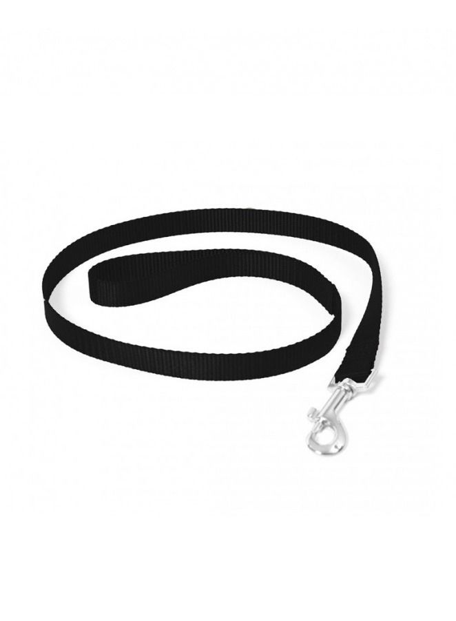 Outdoor Walk Pet Nylon Lead Black
