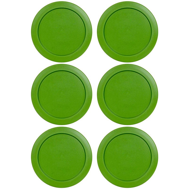 MRX Solutions Replacement Lid for Pyrex 7.5" (7 Cup) Storage Plastic Cover Bowl 7402-PC Turqoise (4-Pack) - Image 1