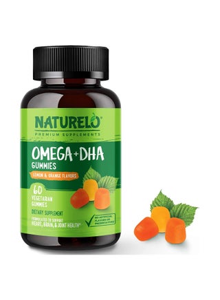 Omega + DHA Gummies Lemon And Orange Flavors Formulated to Support Heart,Brain,&Joint Health - 60 Vegetarian Gummies - pzsku/ZA13CAB3686E83901C509Z/45/1746226597/fd9170ef-2f4f-4d20-857a-4ca2a5cf7780