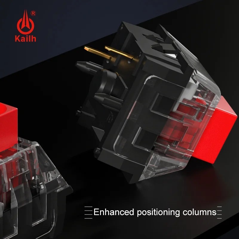 Kailh BOX V2 Mechanical Keyboard Switches, White Brown Red, Clicky Linear Tactile, 5-Pin Rgb, Cherry MX Compatible, Gaming - Image 3