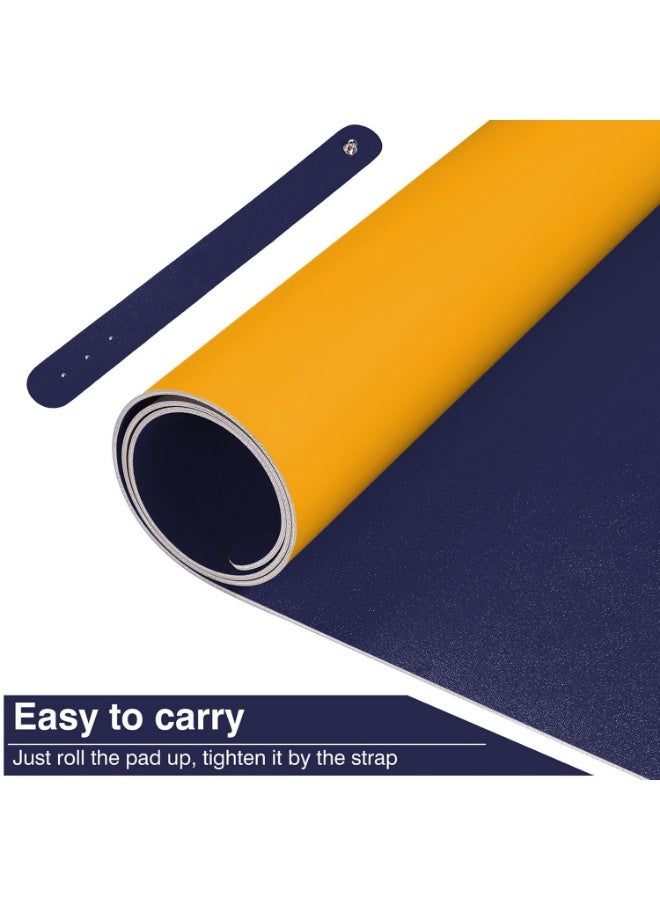 WinCheer Large Desk Pad, Non-Slip PU Leather Desk Mouse Pad Waterproof Desk Pad Protector, Dual-Side Use Desk Writing Mat for Office Home, 80cm x 40cm - Image 3