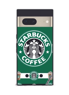 VR CREATIVE Protective Case Cover For Google Pixel 7 Starbucks 4 Design Multicolour  - Image 1