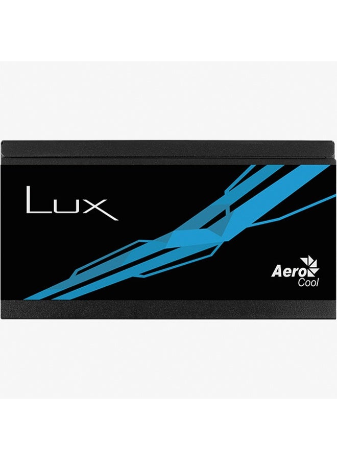 AeroCool LUX 550W ATX 80 Plus Bronze Power Supply, Black - Image 1