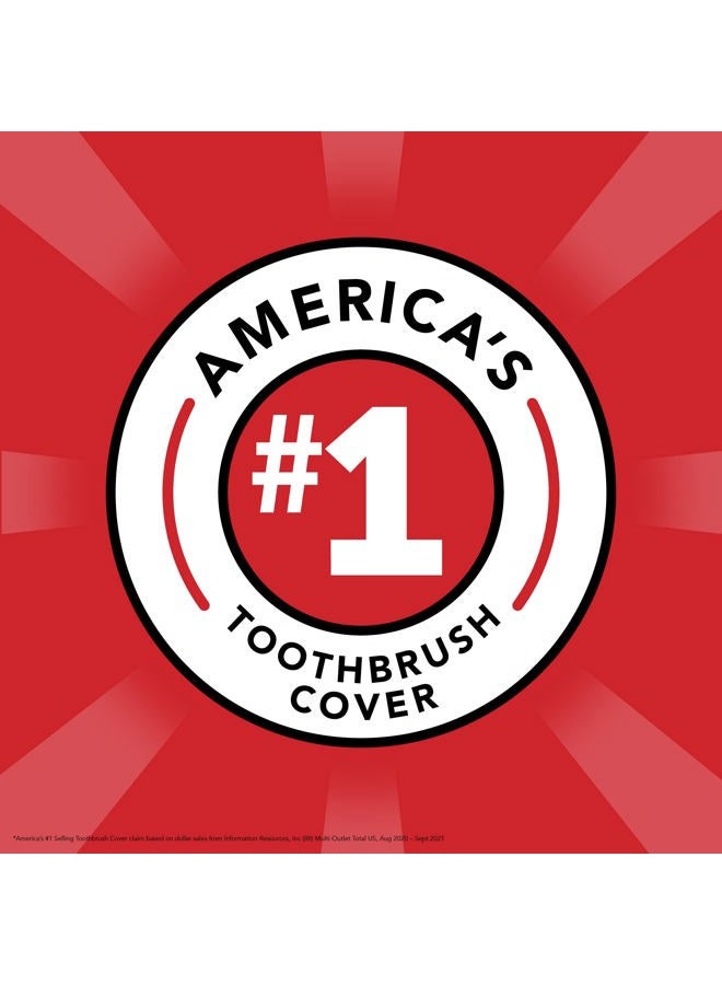 Steripod Clip-On Toothbrush Protector, Green and Blue, 2 Count - Image 4