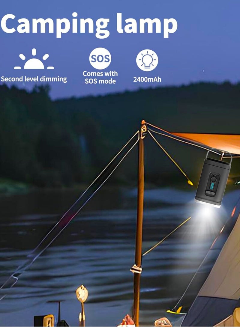 Portable Air Mattress Pump, Electric Air Pump for Inflatables, 2400mAh Rechargeable Quick-Fill Inflator Deflator Mini Vacuum Pumps for Inflatables, Raft Boat, Pool - Image 3