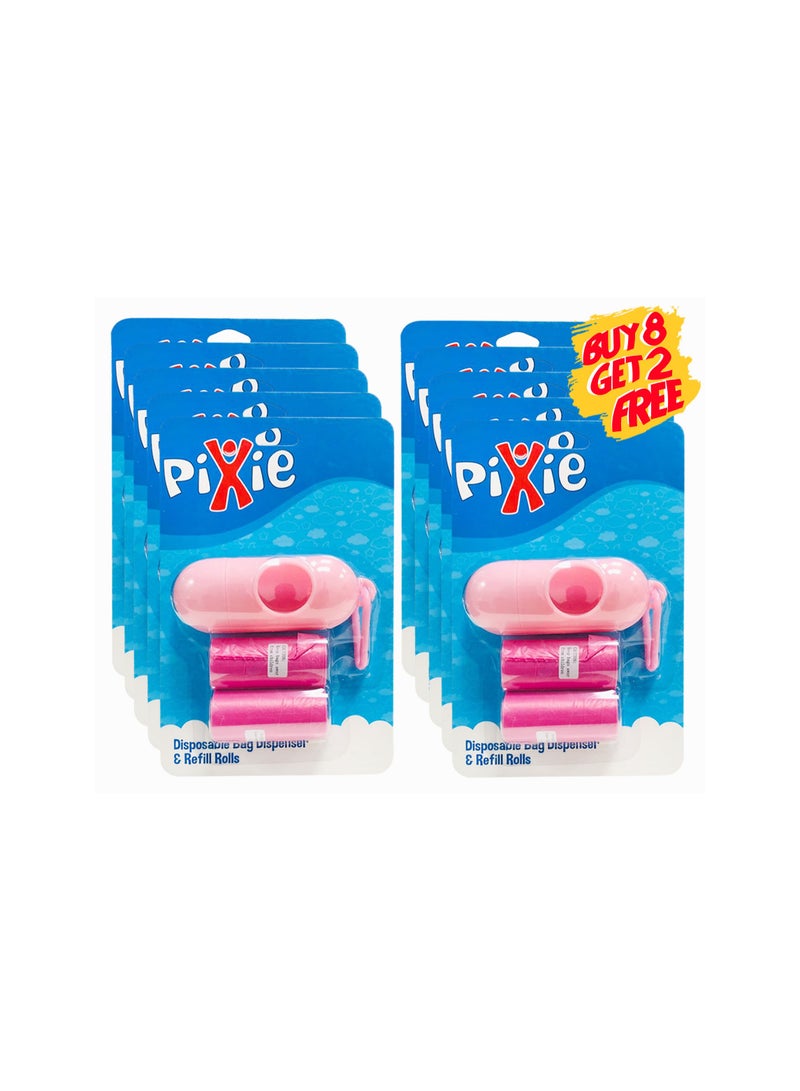 Pixie - Dispenser Bag & Refill (Pink) (Buy 8 Get 2 Free) - Image 5