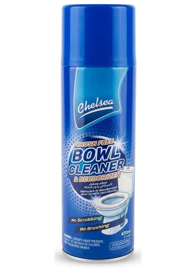 Brush Free Toilet Bowl Cleaner & Deodorizer 470 ML