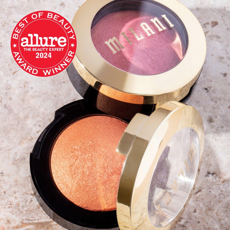 Milani Baked Blush, Powder Blush for Cheeks, Cruelty Free Makeup - Shape, Contour & Highlight Face for a Shimmery or Matte Finish -Bellissimo Bronze - Image 3