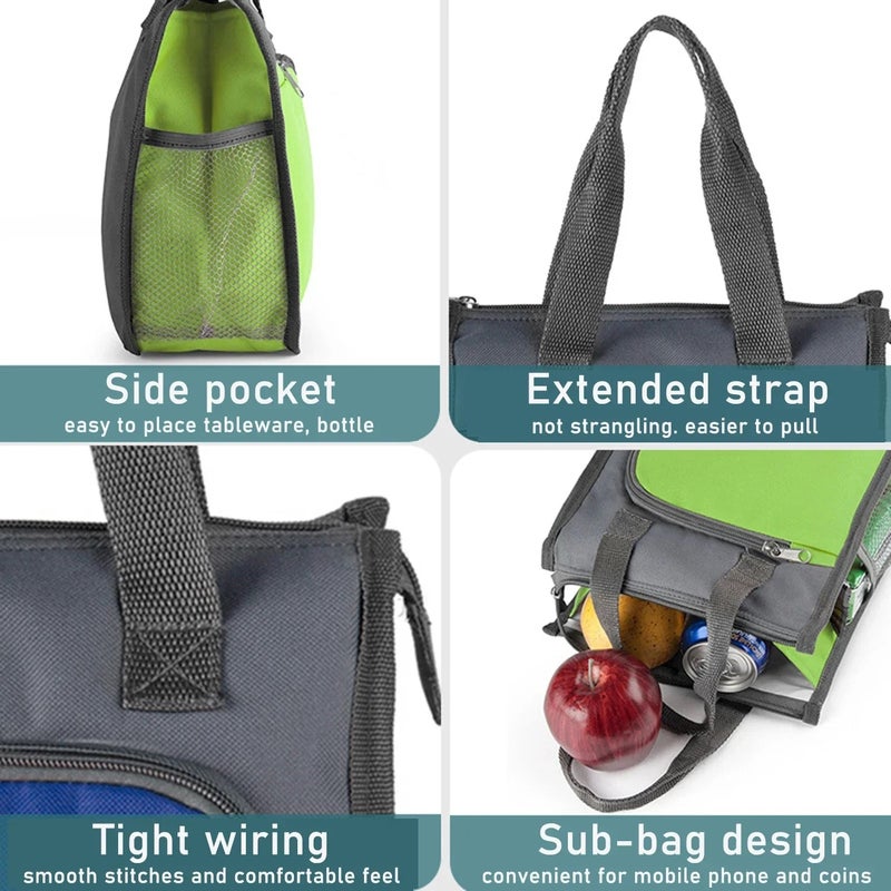 Outdoor Portable Insulated Lunch Bag with Thermal Cooler - Image 3