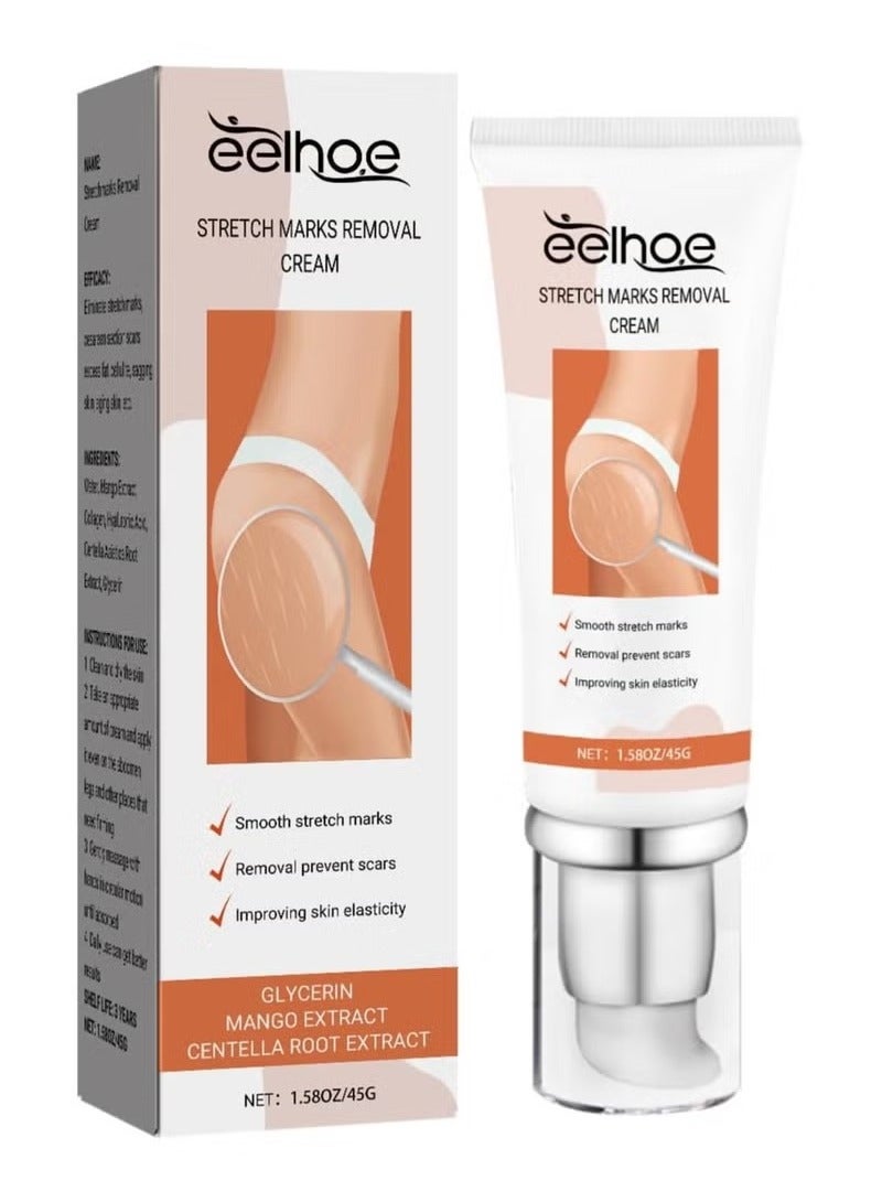 EELHOE Dermease Stretchmarks Removal Cream, Stretch Mark Removal Cream, Stretch Mark Scar Cream, Scar Cream Gel, Scar Care Cream, Help with Stretch Marks, Surgery, Injury, and Burns Scars - Image 1