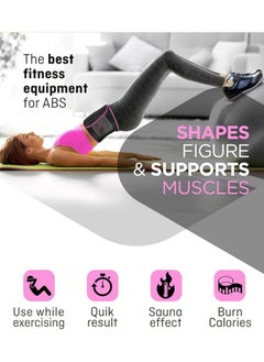 GTSOL Waist Trimmer Belt for Women Waist Trainer Sauna Belt Tummy Toner Low Back and Lumbar Support Sauna Suit Effect  - Image 3