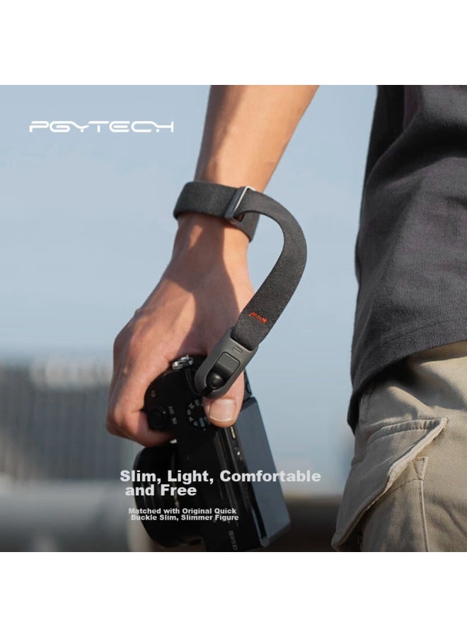 Pgytech Camera Wrist Strap Air, Quick-release Lanyard For Mirrorless Cameras, Dandelion Camera Wrist Strap With Magnetic Quick-release Buckle, Compatible With Sony, Canon, Fuji, Dark Gray - Image 1