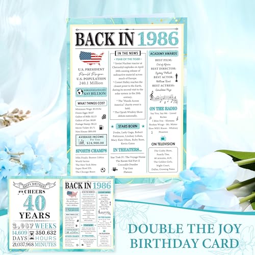 Launrada 40th Birthday Gifts Women 40 Year Old Birthday Gifts dor Women Happy 40th Bday Gift for Her 40 and Fabulous Gift Ideas for Woman 40s Forty and Fabulous Decorations Set with Tumbler Tote Bag Socks - Image 4