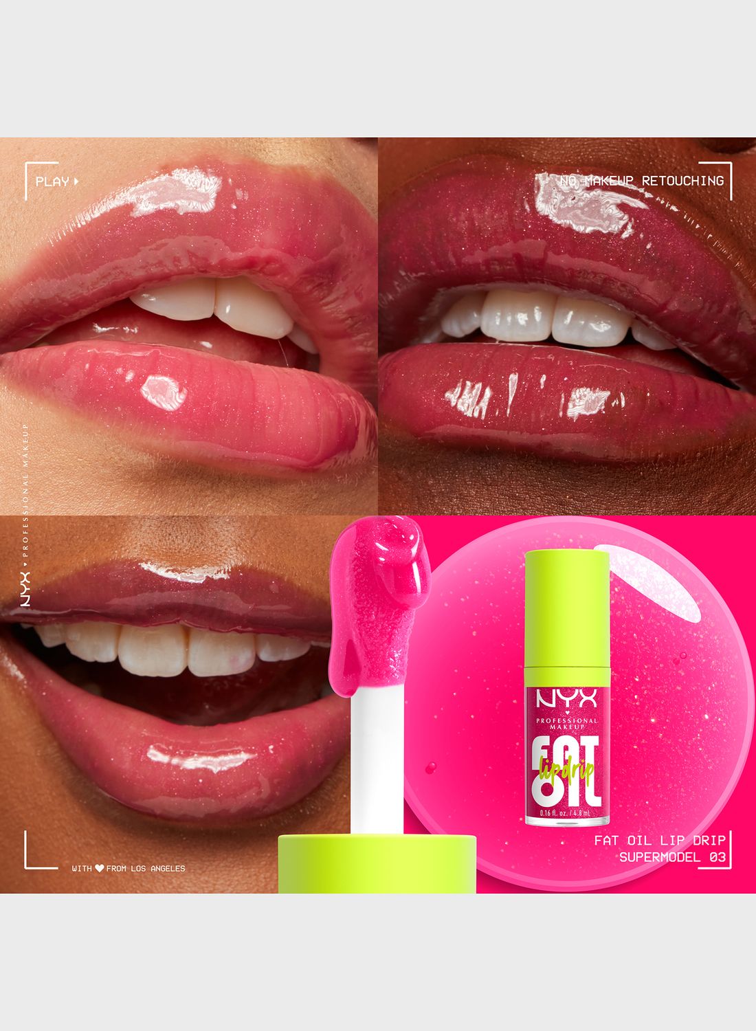NYX PROFESSIONAL MAKEUP Fat Oil Lip Drip, Moisturizing