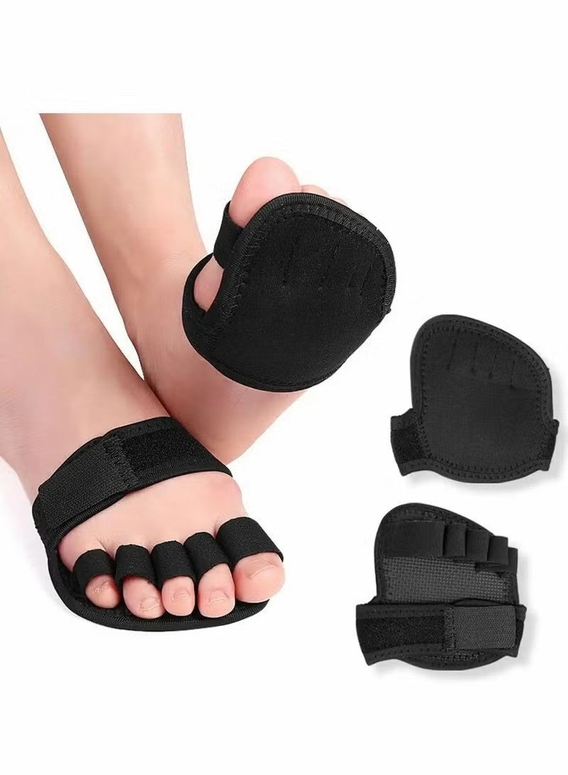 Toes Corrector, Toe Straightener Pack of 2 (5 Holes), for Crooked Toes Relieving Foot Pain, Claw and Overlapping Toes, Pressure, Discomfort（L） - Image 1