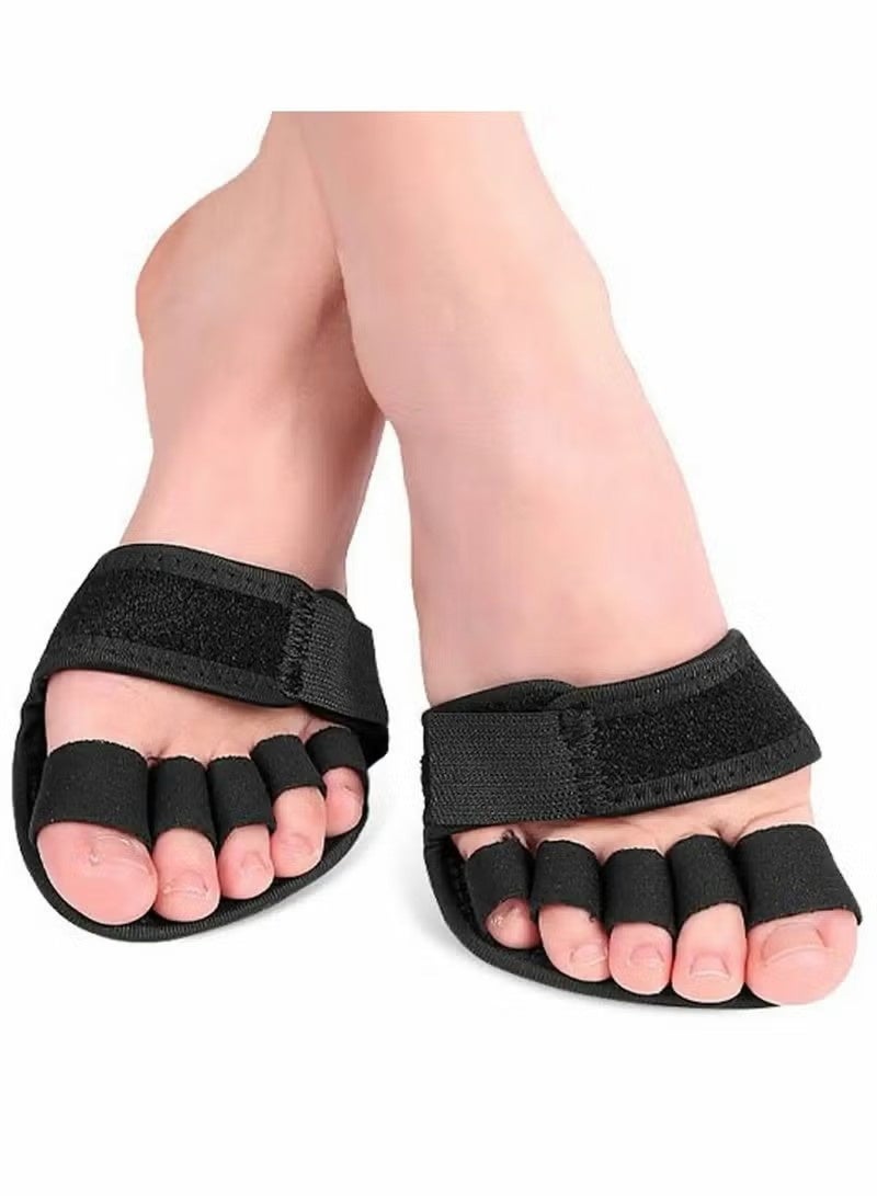 Toes Corrector, Toe Straightener Pack of 2 (5 Holes), for Crooked Toes Relieving Foot Pain, Claw and Overlapping Toes, Pressure, Discomfort（L） - Image 3