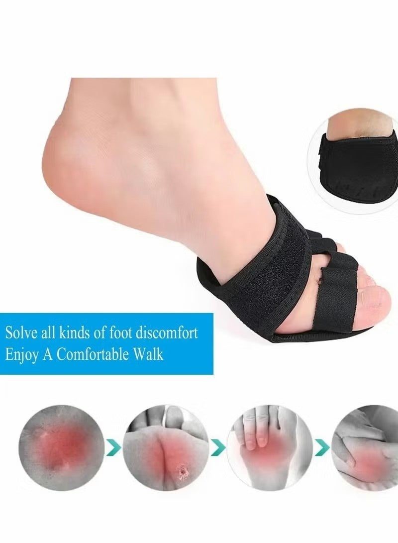 Toes Corrector, Toe Straightener Pack of 2 (5 Holes), for Crooked Toes Relieving Foot Pain, Claw and Overlapping Toes, Pressure, Discomfort（L） - Image 4